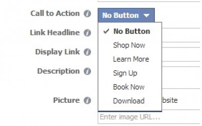 Zmiany w Facebook Ads: Pojawiły się przyciski „Call to action”.